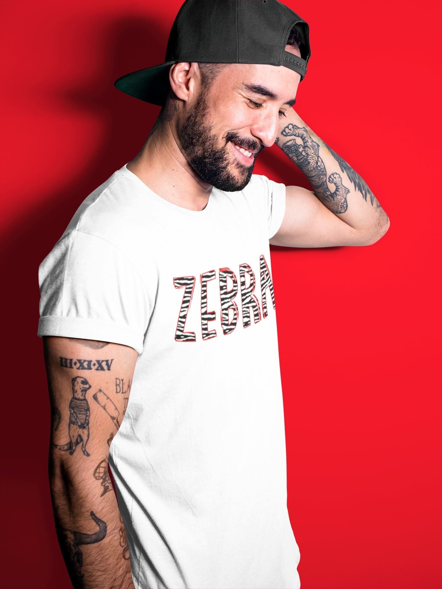 Zebra Letters Unisex Tops - Yeezy 350 Zebra