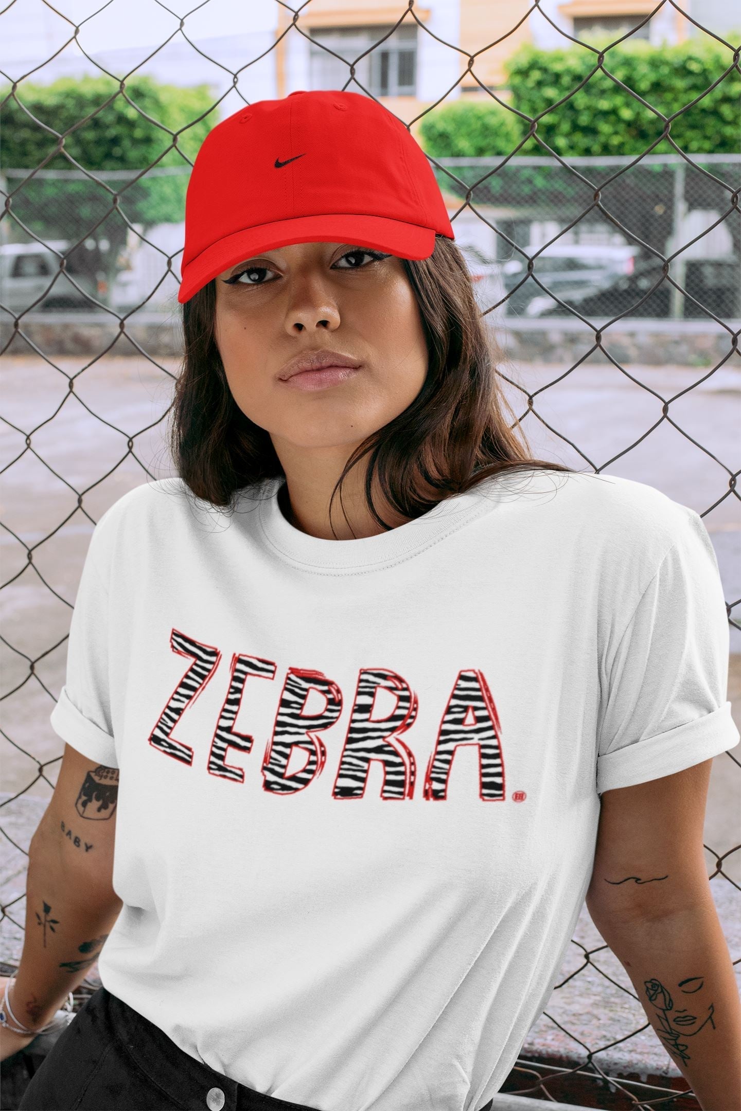 Zebra Letters Unisex Tops - Yeezy 350 Zebra