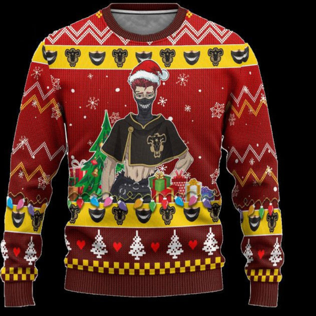 Zora Ideale Anime Ugly Christmas Sweater Black Clover Xmas Gift ? Usalast